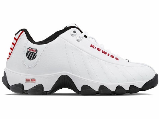 Men Wide Shoes | K-Swiss ST329 CMF White/black/red