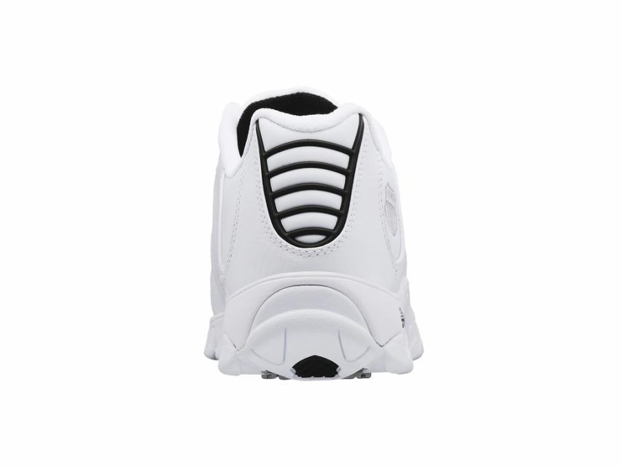 Men Wide Shoes | K-Swiss ST329 CMF White/black/silver