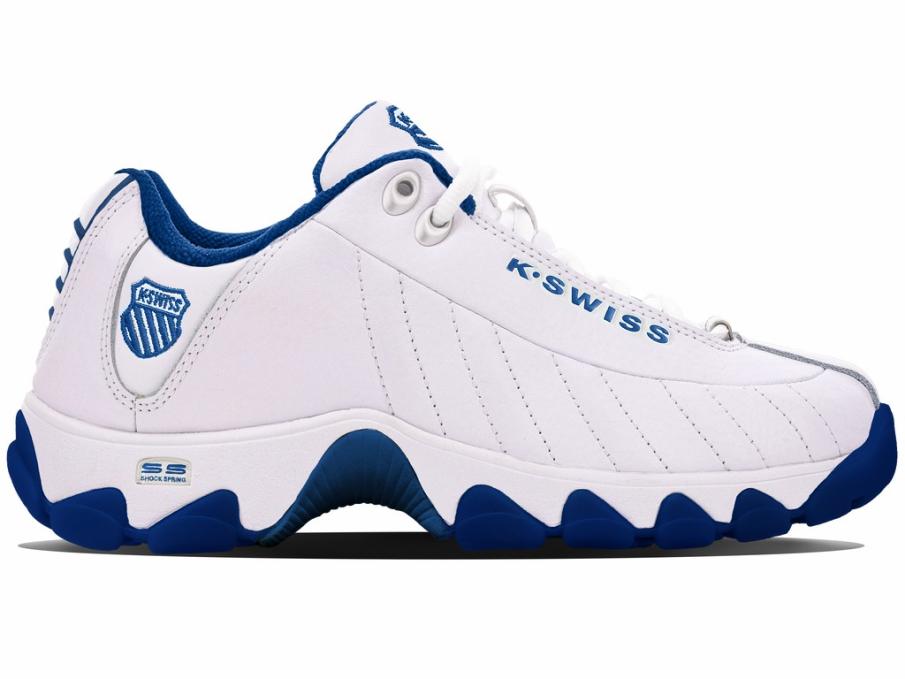Men Wide Shoes | K-Swiss ST329 CMF White/classic Blue