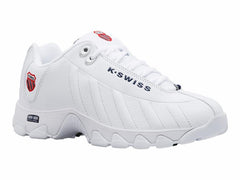 Men Wide Shoes | K-Swiss ST329 CMF White/navy/red