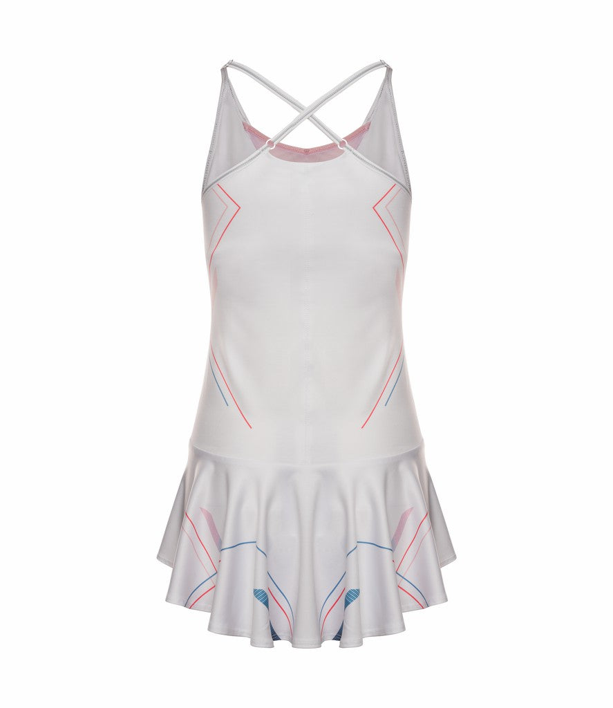 Women Skirts &amp; Dresses | K-Swiss SCULPT STRAPPY DRESS White
