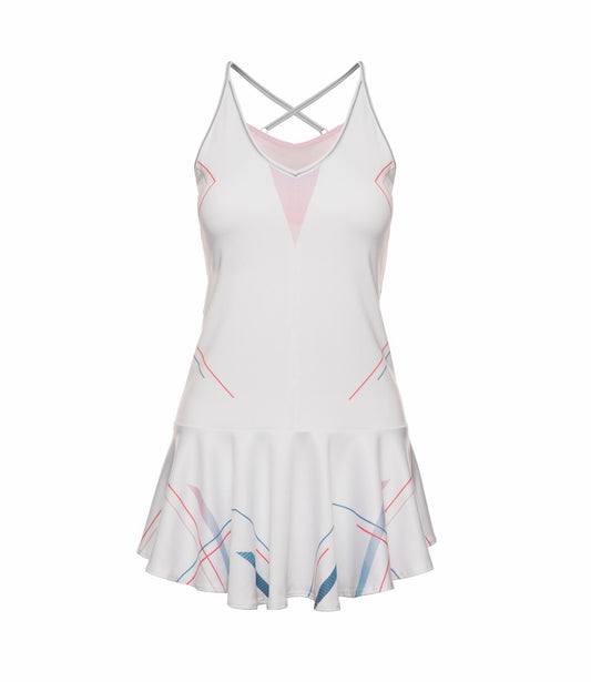 Women Skirts &amp; Dresses | K-Swiss SCULPT STRAPPY DRESS White
