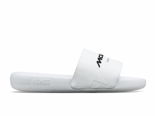 Women Slides &amp; Sandals | K-Swiss SLIDE SANDAL X MCLAREN White