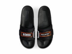 Women Slides &amp; Sandals | K-Swiss STRAP SANDAL X MCLAREN Black/papaya