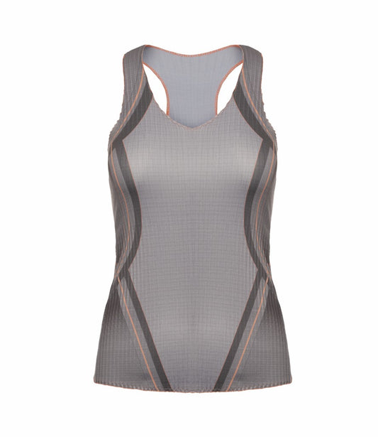 Women Tennis | K-Swiss PLEATED V-NECK TANK Asphalt