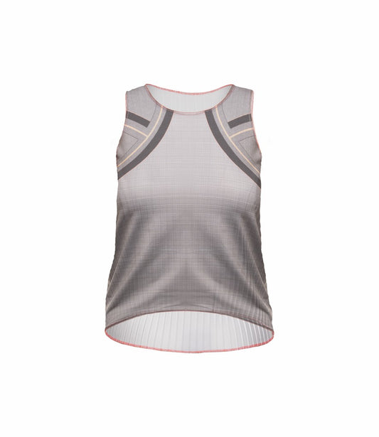 Women Tennis | K-Swiss SCULPT PLEATED TANK Asphalt