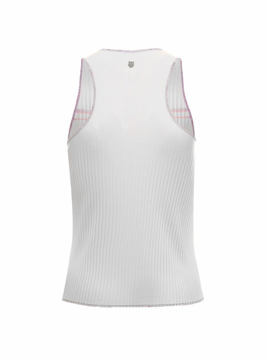 Women Tennis | K-Swiss SCULPT PLEATED TANK White Angel