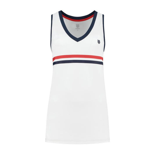 Women Tennis | K-Swiss WOMENS HERITAGE SPORT TANK TOP White