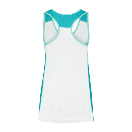 Women Tennis | K-Swiss WOMENS HYPERCOURT SPEED TANK White / Algiers Blue