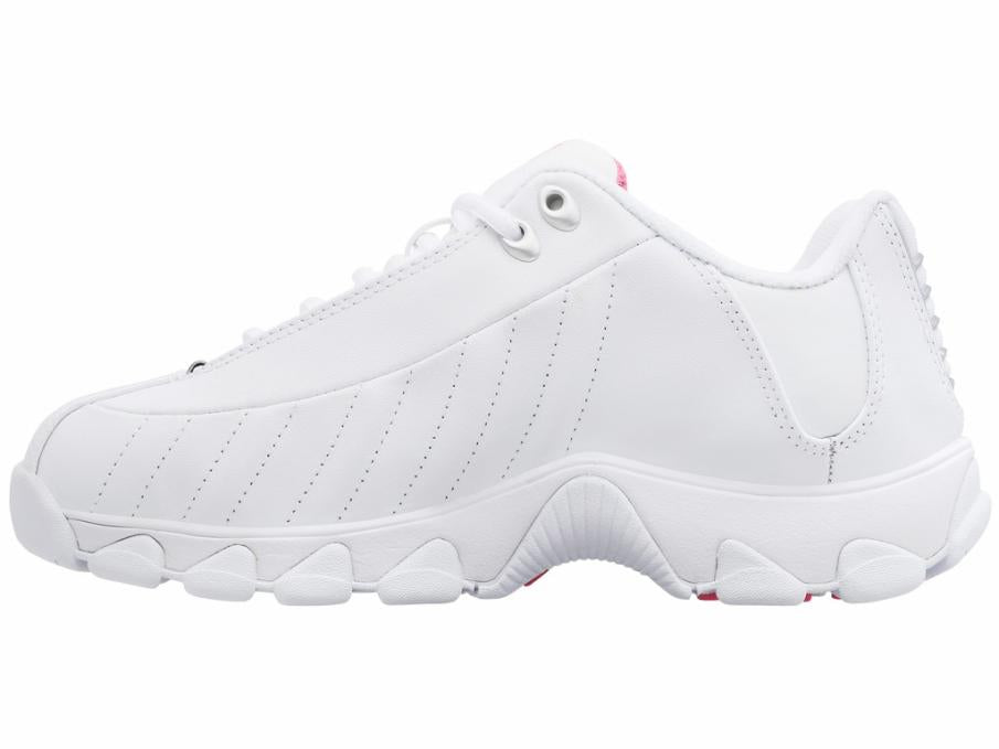 Women Wide Shoes | K-Swiss ST329 CMF White/shocking Pink